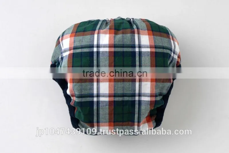 made in Japan products high quality cool check pattern cloth nappies baby diapers wholesale for hot selling item