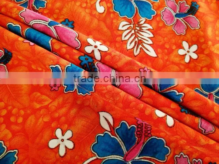 100 viscose rayon fabric in china fashion flower style
