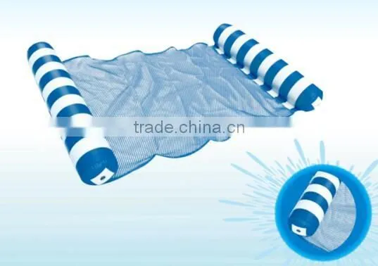 Inflatable mesh lounge , net air mattress