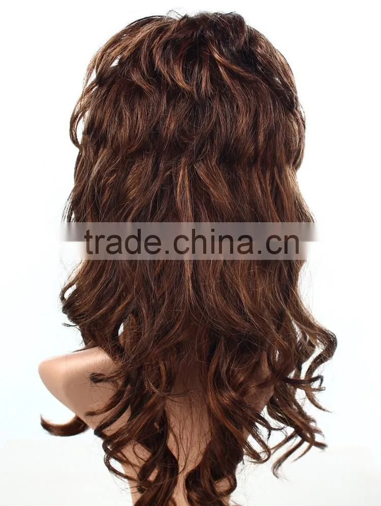 hot sales beautiful human hair full lace wig for comfortable,brazilian hair full lace wig