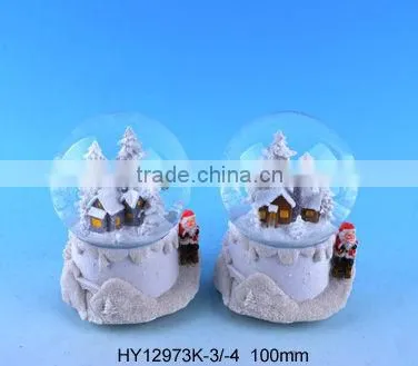 Polyresin Christmas waterball ,globeball