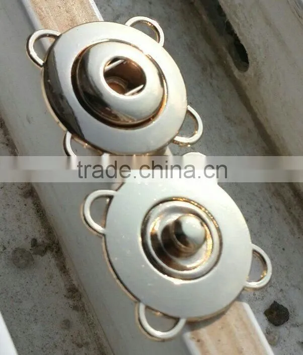 Sedex Audited Factory 2 Pillar Two Parts Sew-on Metal popper snap button
