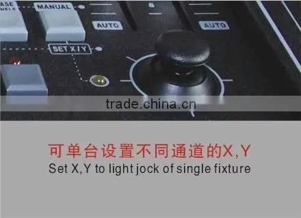 QY-1302 crocodile 2416 dmx light controller with joystick Control 24pcs lights at 16 CHS and 24 Dimmer CHS