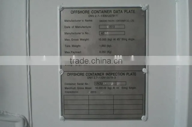 Hot Dip Galvanizing 10ft Offshore Container
