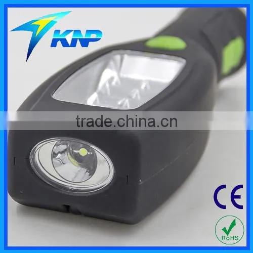 Powerful Magnetic 0.5W + 3W COB Inspection Work Light With Hook And Magnet