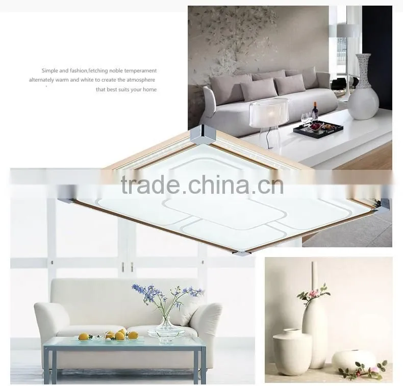Modern led flush mount ceiling light golden color for residential