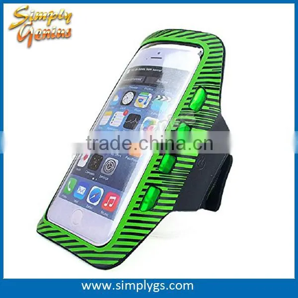 (Wholesale) LED Sport Armband for iPhone 6, led armband for Samsung Galaxy S3/S4, led armband for running