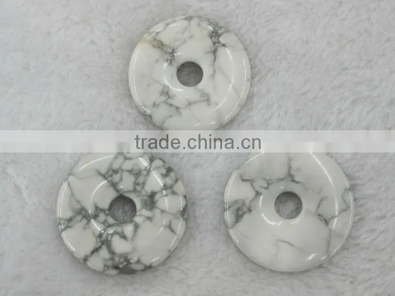 Wholesale different size Tian Shan Blue donut gemstone