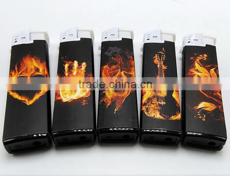 2016 Fashion paper butane refill valve homemade electric lighter