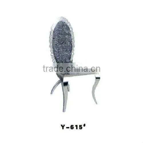 new design hotel hall fabric dinner chair Y-615#