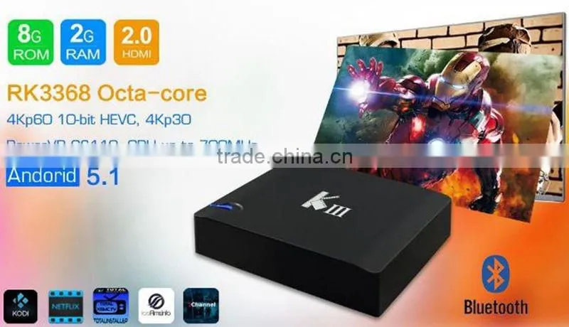 Dual band wifi kiii amlogic s905 from China
