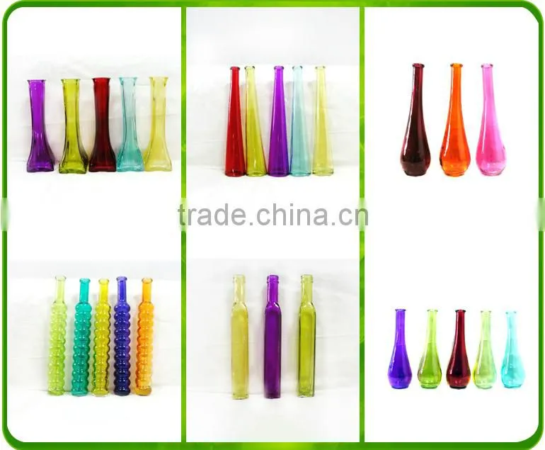 Vase Fancy Lamp Bulb Glass Vases