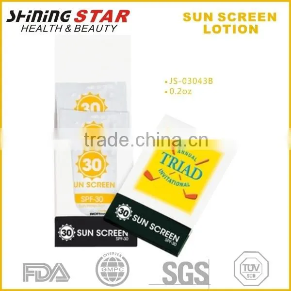 JS-03041 Classic practical long lasting moisturizing SPF30 14g sun stick for beach