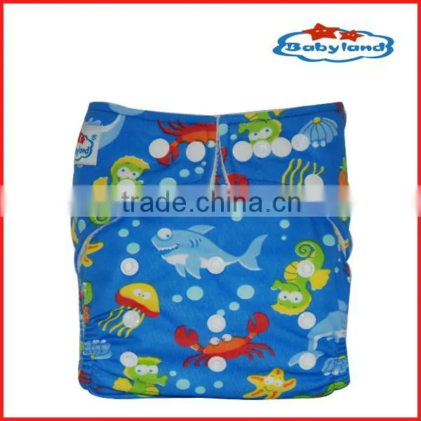 Free Shipping 2015 New Prints Babyland Baby Cloth Diapers Bamboo Charcoal Diapers