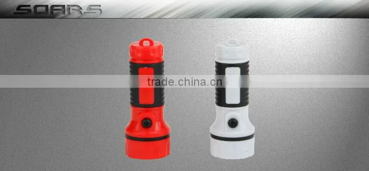 Plastic Cheap 3 LED Flashlight promotional gift 3AAA high quality torch light