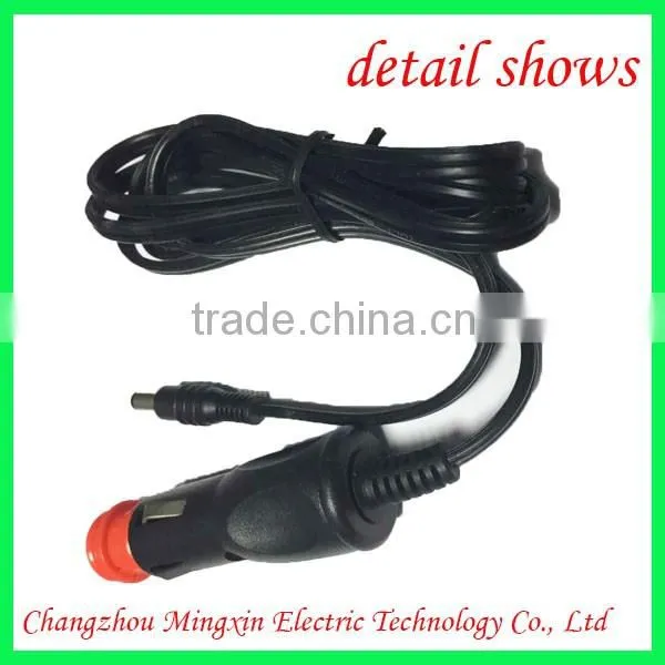 Hot sell universal 12v car cigarette lighter with cable led light socket car adapter plug
