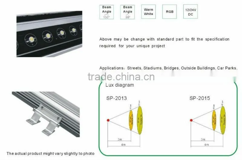 led lights wall washer in studio film with 2 years warranty Singbee SP-2015