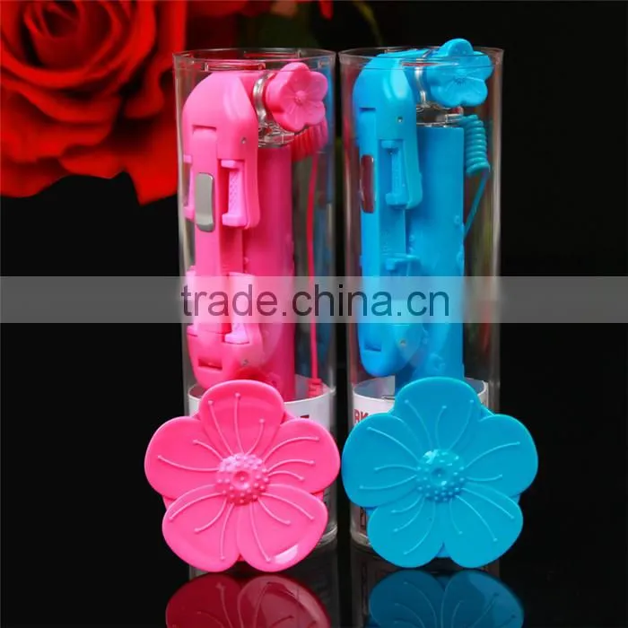 Perfectday Foldable Extendable Cable Selfie Stick Colorful 2015 New