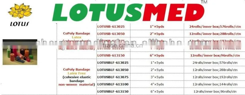 Non-woven cohesive elastic bandage / horse cohesive bandage