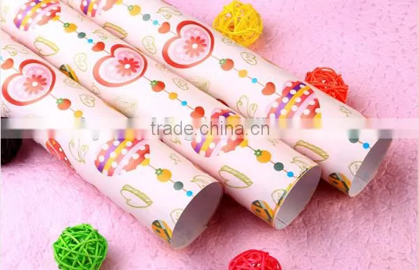 Flower jumbo roll wrapping paper