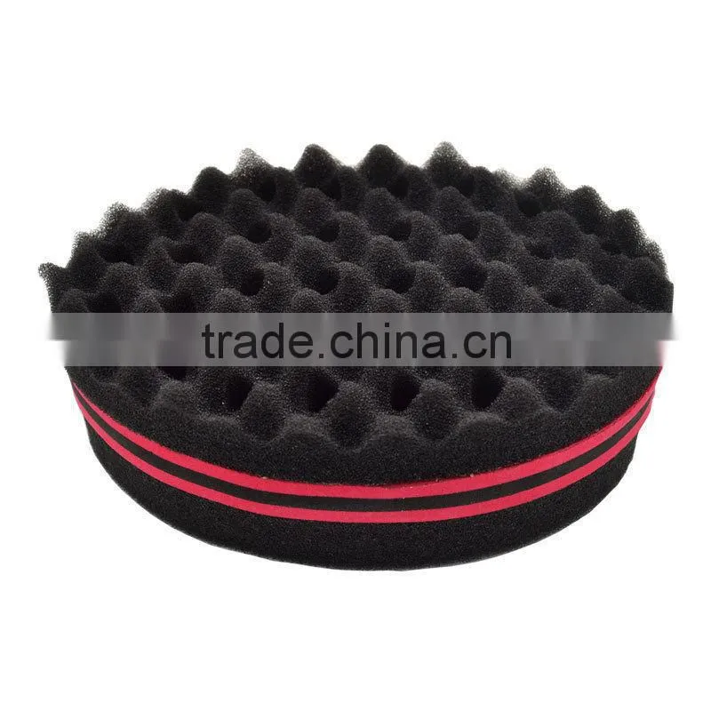 Lot of 4 Pcs Barber Hair Brush Sponge for Dreads Afro Locs Twist Curls Coil