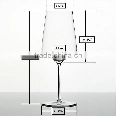 High Quality Handmade Red Wine Glass Wholesale christmas drinkware