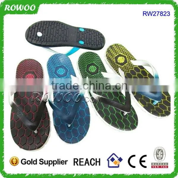 Shiny Neon Summer men comfort pcu flip flops 2016