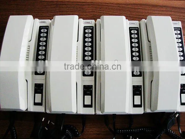 Wholesale 2.4GHz wireless digital audio doorbell for 4 apartments
