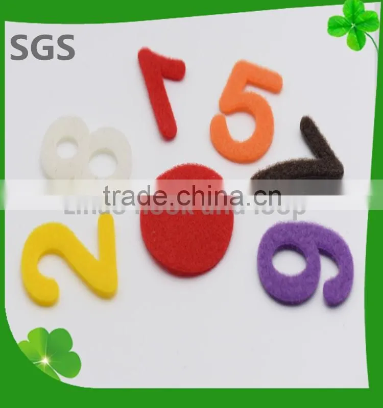 Eco-friendly Colorful magic tape Letters as accessory or toy