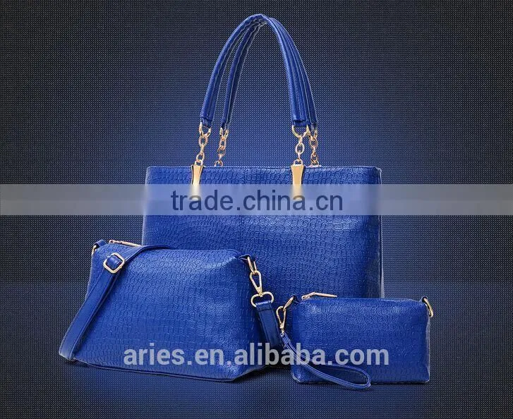 3pcs/set woman gender handbags ladies fashion restro shoulder bag sets