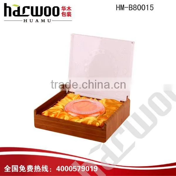color wooden pen box with acrylic lid