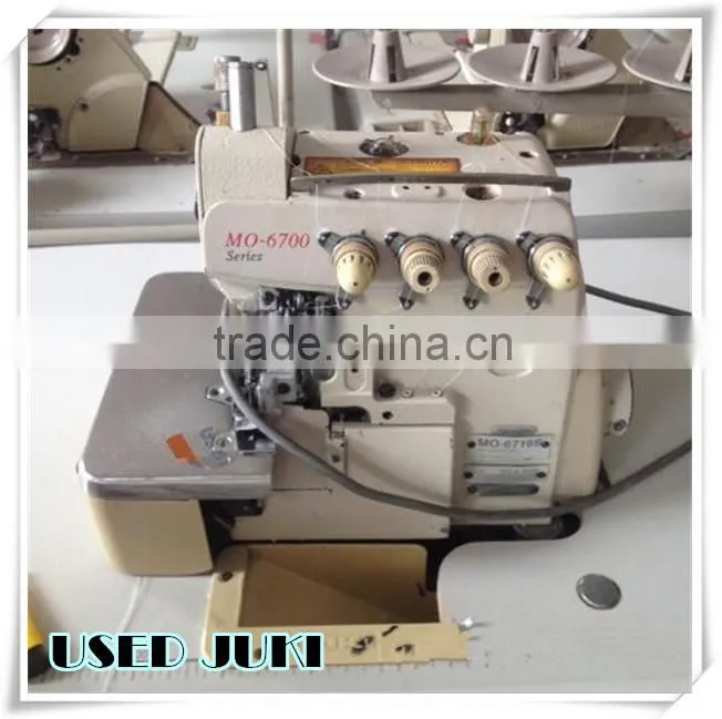 second hand juki 4/5 threads overlock industrial sewing machine