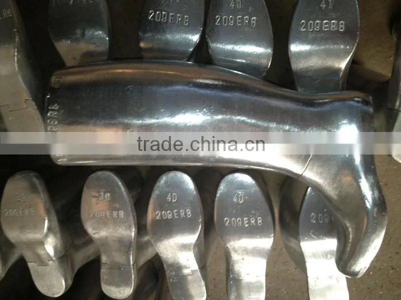 Aluminum last for chest wader