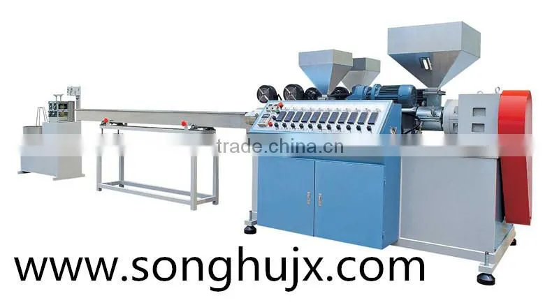 The latest PP/PE/PVC plastic imitation rattan extrusion line