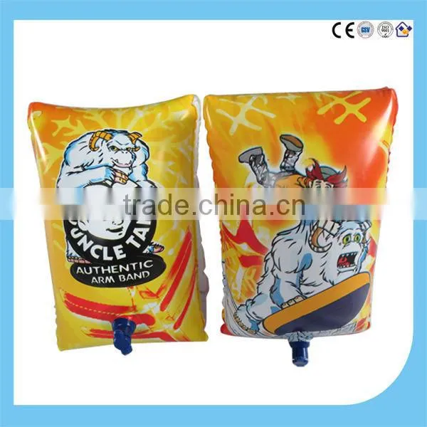 pvc heavy duty plastic inflatable swim arm ring