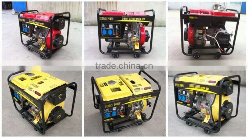 diesel generator 2kw 2.5kw 6kw single phase silent