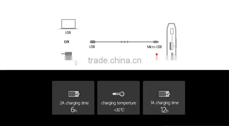 A grade battery 10000mah metal silver best quality power bank