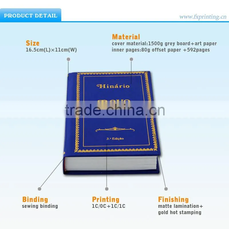 Professional Retail Gold English A3 A4 A5 Pop up China Book Publisher
