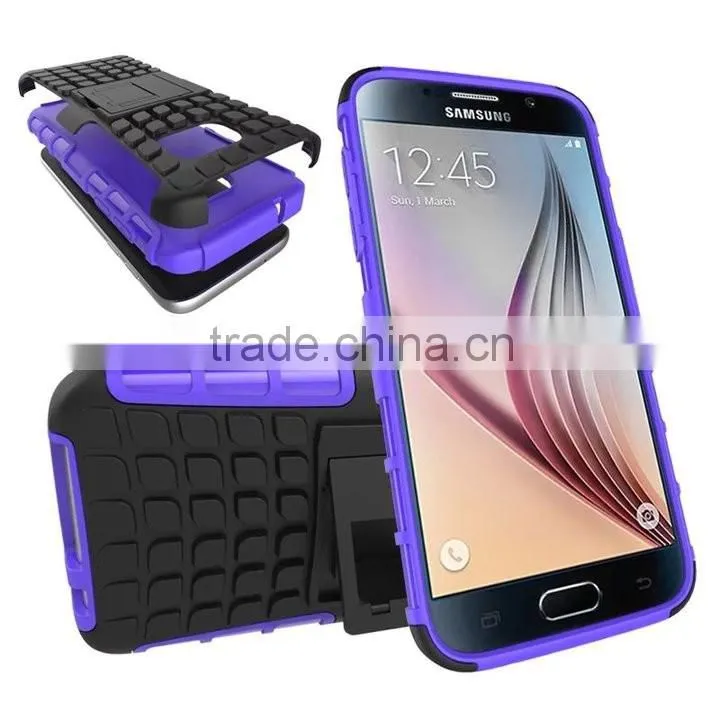 Hot Selling Hybrid Rugged Heavy Duty Armor Kickstand Case For Sumsung Galaxy S7