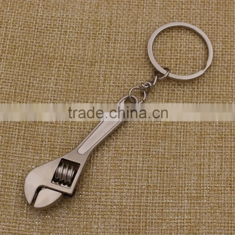 Promotion custom metal tool wrench keychain