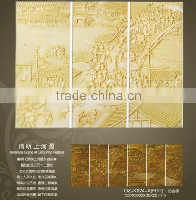 Wall panel decoration tv,3d tv background wall decoration