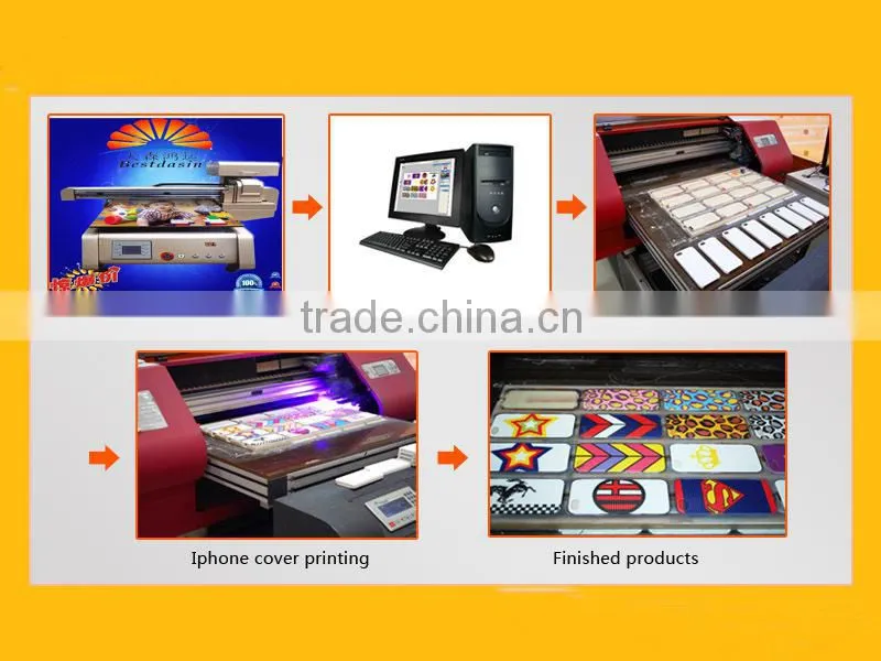 a1 uv flatbed printer with LCD touch panel/ ball screw drive/ powerful servo motor a1 UV printing machine