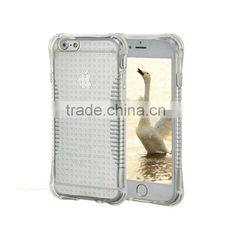 clear transparent shockproof tpu cover case for iphone 6/6 plus, armour case for iphone6