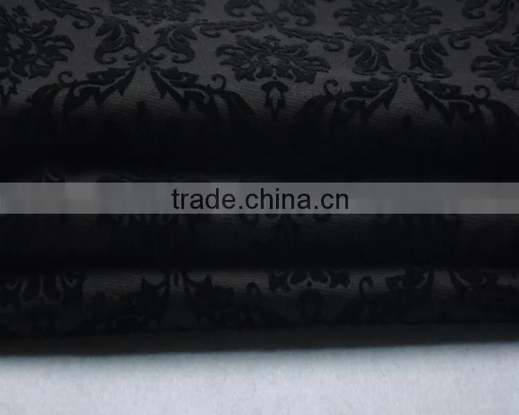 textile fabric customized design polyester spandex flocking fabric