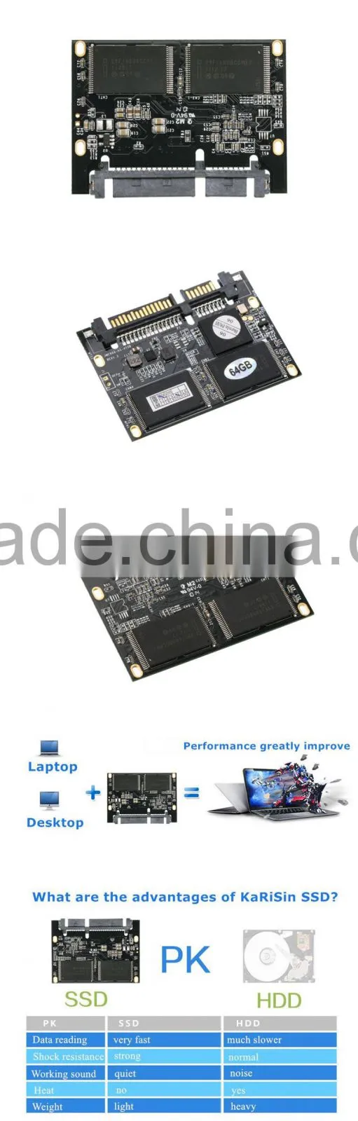Karisin internal Cheap and fast speed mlc 7+15Pin 16gb 24gb 32gb sata dom
