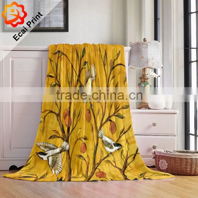 2016 home custom made sublimated blanket on the bed