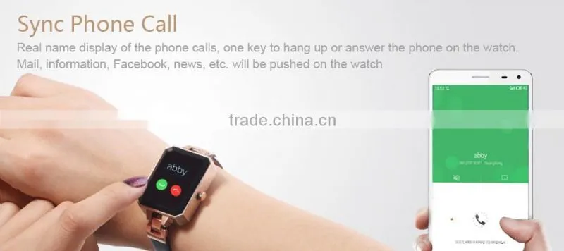 2016 NEW Fashion gemstone watch women watches Smart Watch Bluetooth Smartwatch for xiaomi Apple iphone Smartphone