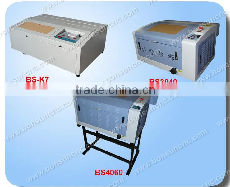 2015 hot sale high precision BS 4060 3d crystal laser engraving machine price is good