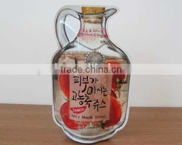 household facial mask bag / custom printed facial mask aluminum foil bag