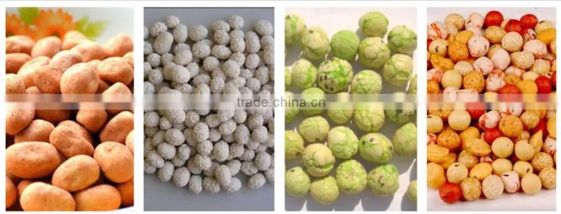 Snack Honey Coating Nut Sugar Flavoring Fried Peanut Sugaring Machine